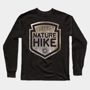 Nature Hike shield logo Long Sleeve T-Shirt